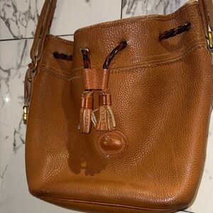 Dooney & Bourke Tan Leather Shoulder Bag